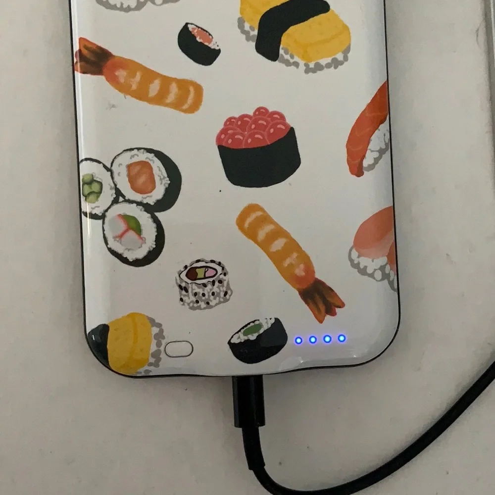 Luxy Lemon Sushi Charging iPhone X Case